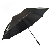 60arc 130diâmetro Black Color White Logo Golf Ambellas, 30 polegadas no Quênia Esprit Fiber Rib Dips Umbrella